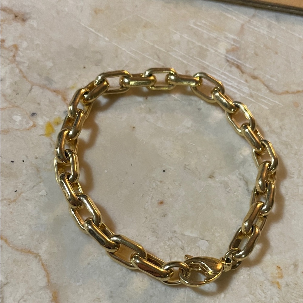 18 K Gold Plated Chain Bracelet